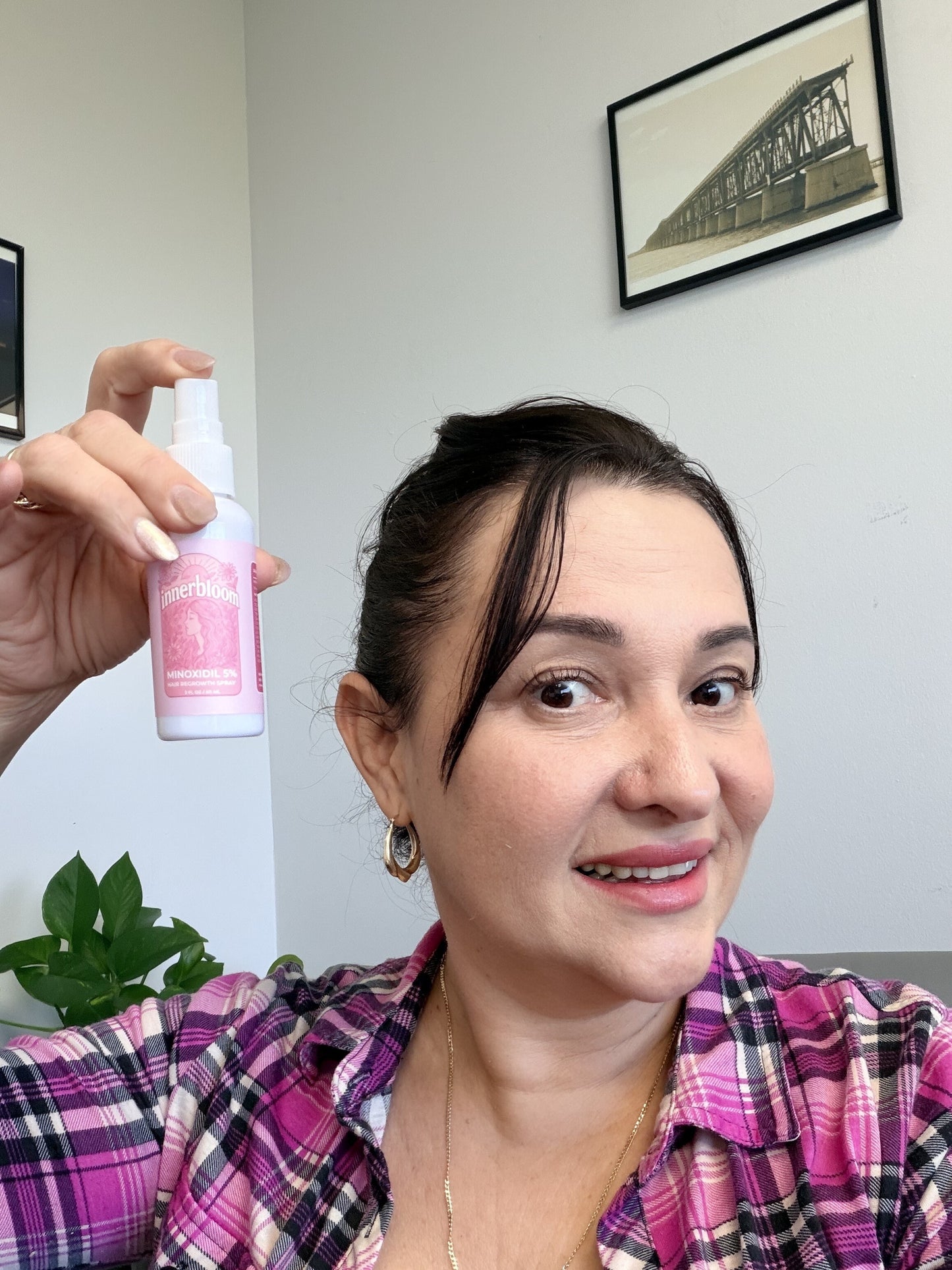 Minoxidil 5% Hair Growth Spray with Biotin & Collagen