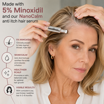 Minoxidil 5% Hair Growth Roll-On Serum