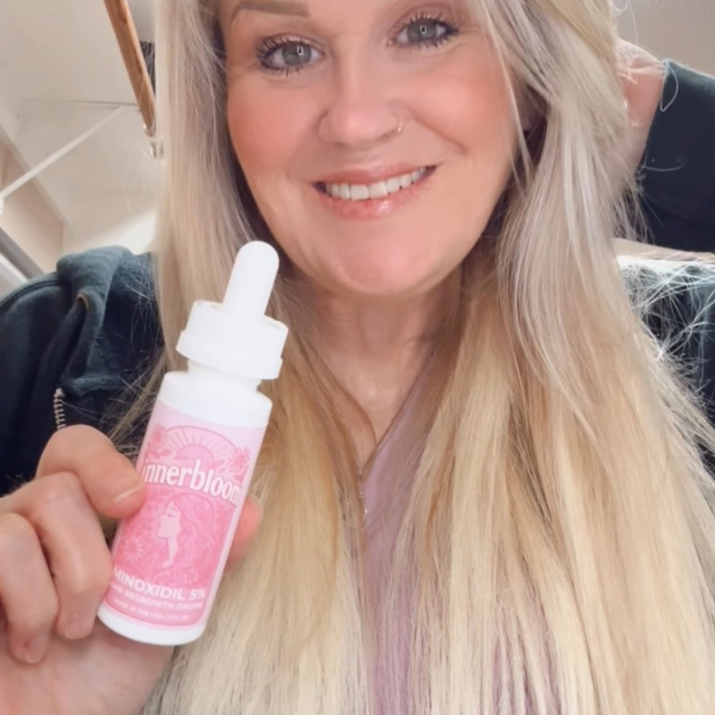 Minoxidil 5% Hair Growth Drops for Women (Made in USA) 2 Pack